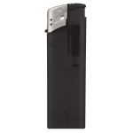 Briquet électronique rechargeable en couleurs translucides couleur noir