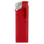 Briquet électronique rechargeable en couleurs translucides couleur rouge