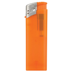 Briquet électronique rechargeable en couleurs translucides couleur orange