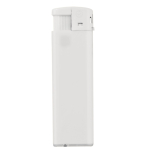 Briquet électronique rechargeable avec protection enfant couleur blanc troisième vue