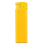 Briquet électronique rechargeable avec protection enfant couleur jaune troisième vue