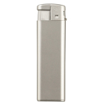 Briquet électronique rechargeable en couleurs métalliques couleur argenté