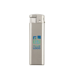 Briquet électronique rechargeable en couleurs métalliques vue principale