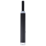 Briquet électronique rechargeable à l'épreuve du vent et sans flamme couleur noir deuxième vue