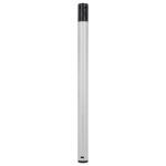 Long briquet design droit en couleurs métalliques couleur argenté deuxième vue