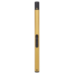 Long briquet design droit en couleurs métalliques couleur doré