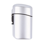 Briquet torche rechargeable personnalisable couleur argenté