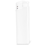 Briquet électronique rechargeable en plusieurs couleurs classiques couleur blanc