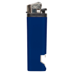 Briquet jetable 2 en 1 avec un décapsuleur en bas couleur bleu