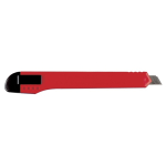 Cutter de plusieurs couleurs avec lame à 12 positions à accrocher couleur rouge