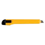 Cutter de plusieurs couleurs avec lame à 12 positions à accrocher couleur jaune