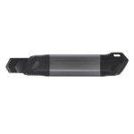 Couteau bricolage poignée ergonomique pour meilleure prise en main XXL couleur noir troisième vue