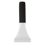 Grattoir à glace en nylon avec poignée assortie en plusieurs couleurs couleur blanc deuxième vue