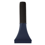Grattoir à glace en nylon avec poignée assortie en plusieurs couleurs couleur bleu foncé deuxième vue