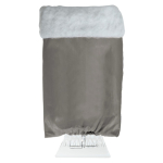 Gratte-neige personnalisé avec gant rembourré Adjust couleur gris deuxième vue
