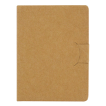 Bloc-notes avec différents formats et couleurs de bandes adhésives couleur marron
