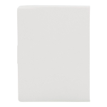 Bloc-notes avec différents formats et couleurs de bandes adhésives couleur blanc troisième vue
