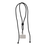 Lanière pour téléphone avec cordon ajustable en plusieurs couleurs couleur noir