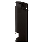 Briquet électronique 2 en 1 avec décapsuleur en bas couleur noir troisième vue
