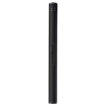 Long briquet en aluminium avec bouton sur le côté couleur noir deuxième vue