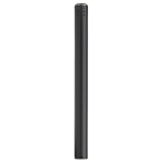 Long briquet en aluminium avec bouton sur le côté couleur noir troisième vue