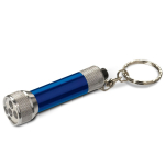 Petit porte-clés original avec lampe de poche en aluminium MiniLight couleur bleu