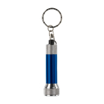 Petit porte-clés original avec lampe de poche en aluminium MiniLight couleur bleu deuxième vue