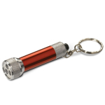 Petit porte-clés original avec lampe de poche en aluminium MiniLight couleur rouge