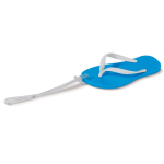 Porte-clés d’été en forme de tongs avec corps en EVA Menorca couleur bleu