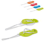 Porte-clés d’été en forme de tongs avec corps en EVA Menorca