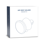 Support téléphone portable magnétique pour voiture couleur argenté troisième vue