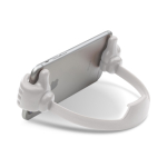 Support pour téléphone portable en forme de deux mains le tenant couleur blanc cinquième vue