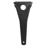 Grattoir à glace 3-en-1 en plastique recyclé avec 3 fonctions couleur noir deuxième vue
