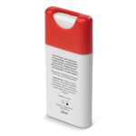 Spray antibactérien pour les mains de poche personnalisable 20 ml couleur rouge troisième vue