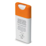 Spray antibactérien pour les mains de poche personnalisable 20 ml couleur orange troisième vue