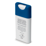 Spray antibactérien pour les mains de poche personnalisable 20 ml couleur blanc/bleu troisième vue