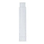 Mètre pliant de menuisier personnalisé de 1m Carpenter couleur blanc deuxième vue