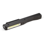 Lampe de poche avec aimant et lumières LED technologie COB couleur noir