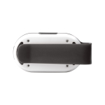 Lampe à attacher sur vêtements ou sacs idéale pour sports nocturnes couleur blanc/noir deuxième vue