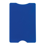 Porte-cartes rigide en plusieurs couleurs avec protection RFID couleur bleu deuxième vue
