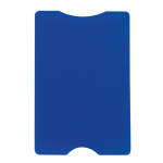 Porte-cartes rigide en plusieurs couleurs avec protection RFID couleur bleu troisième vue