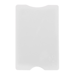 Porte-cartes rigide en plusieurs couleurs avec protection RFID couleur blanc deuxième vue