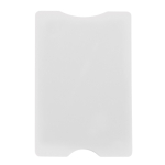 Porte-cartes rigide en plusieurs couleurs avec protection RFID couleur blanc troisième vue