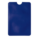Porte-cartes flexible en plusieurs couleurs avec protection RFID couleur bleu foncé