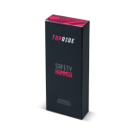 Marteau de sécurité avec aimant pour surfaces ferreuses et lumière COB couleur noir quatrière vue