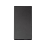 Powerbank avec câble avec la capacité d'illuminer le logo gravé couleur noir deuxième vue