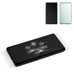Powerbank avec câble avec la capacité d'illuminer le logo gravé