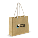 Sac en jute avec anses en corde de coton avec capacité de 8 kg vue principale