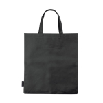 Sac simple pour entreprises en tissu non tissé 80 g/m² Plaza Large couleur noir troisième vue