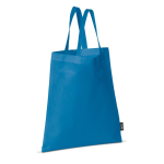 Sac simple pour entreprises en tissu non tissé 80 g/m² Plaza Large couleur bleu